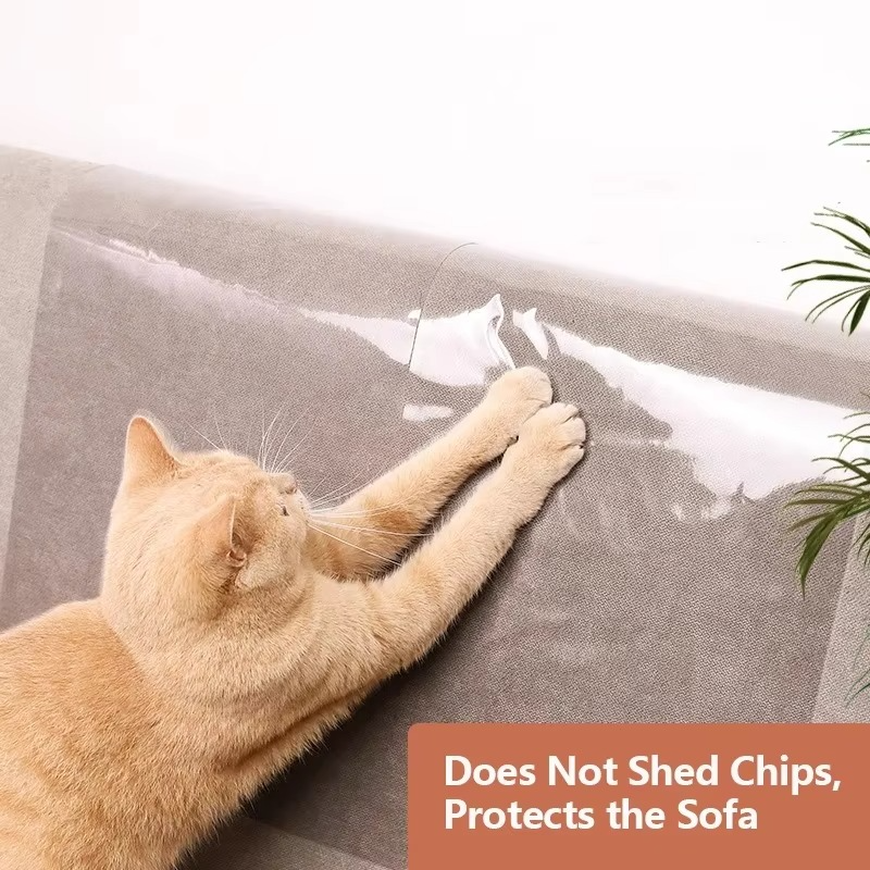 ProtectaCat scratch guard roll with acrylic adhesive film for furniture protection