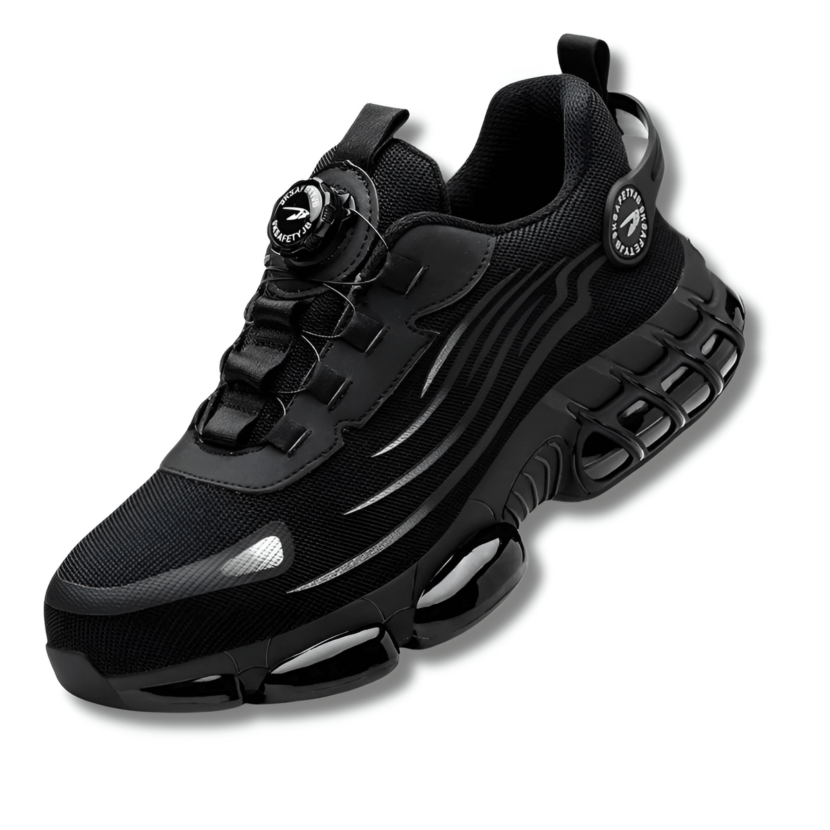 "Lichtgewicht orthopedische veiligheidsschoenen heren met stalen neus, antislip Kevlar-zolen en polyurethaan inlegzool."