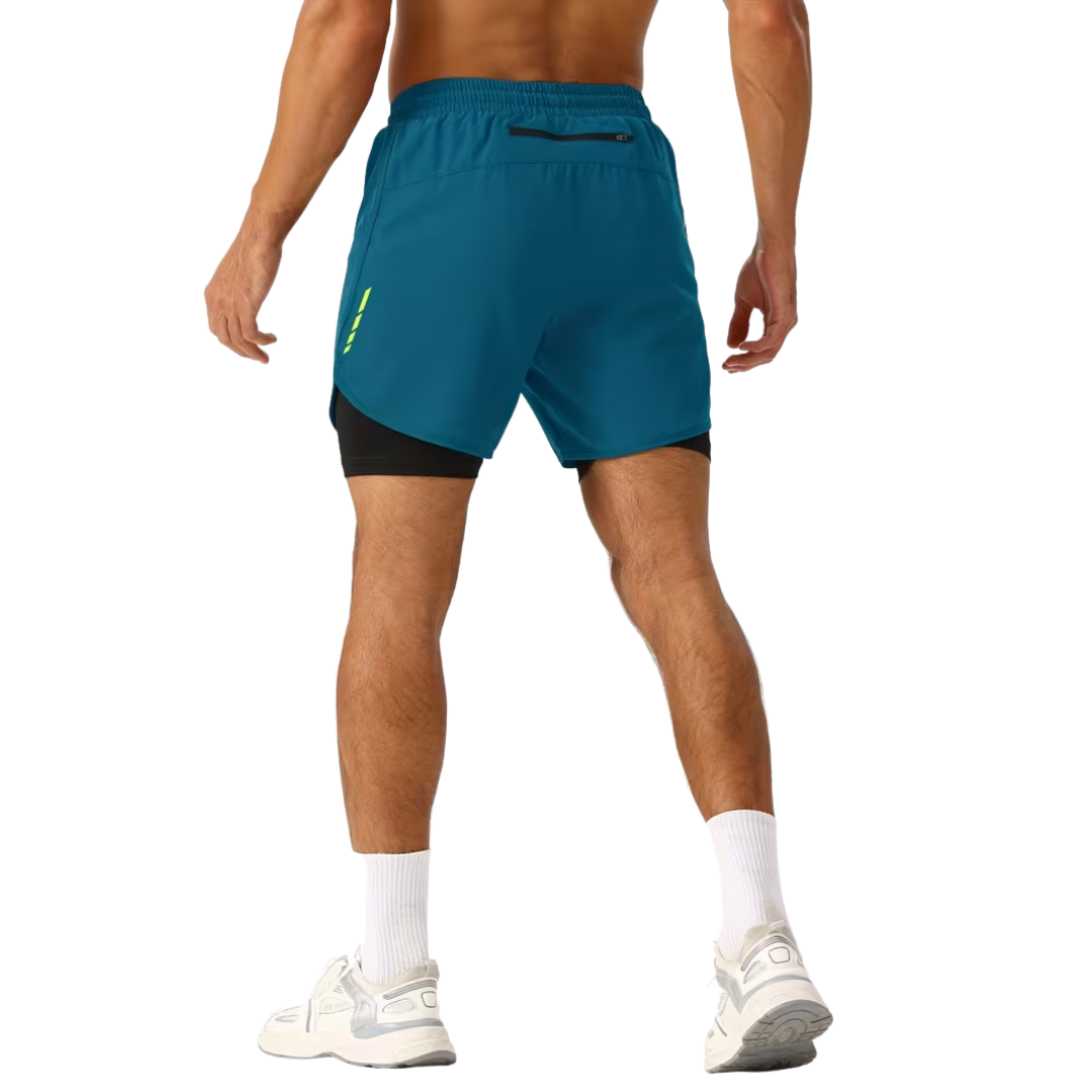 Heren Korte Sport Broek – Binnenbroek - Telefoonzak
