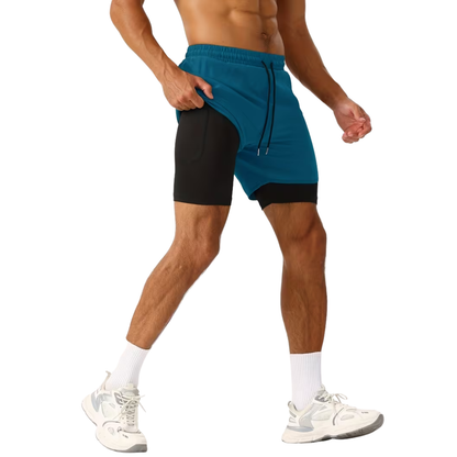 Heren Korte Sport Broek – Binnenbroek - Telefoonzak