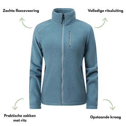 Dames Outdoor Fleece Jas – Warm Gevoerd