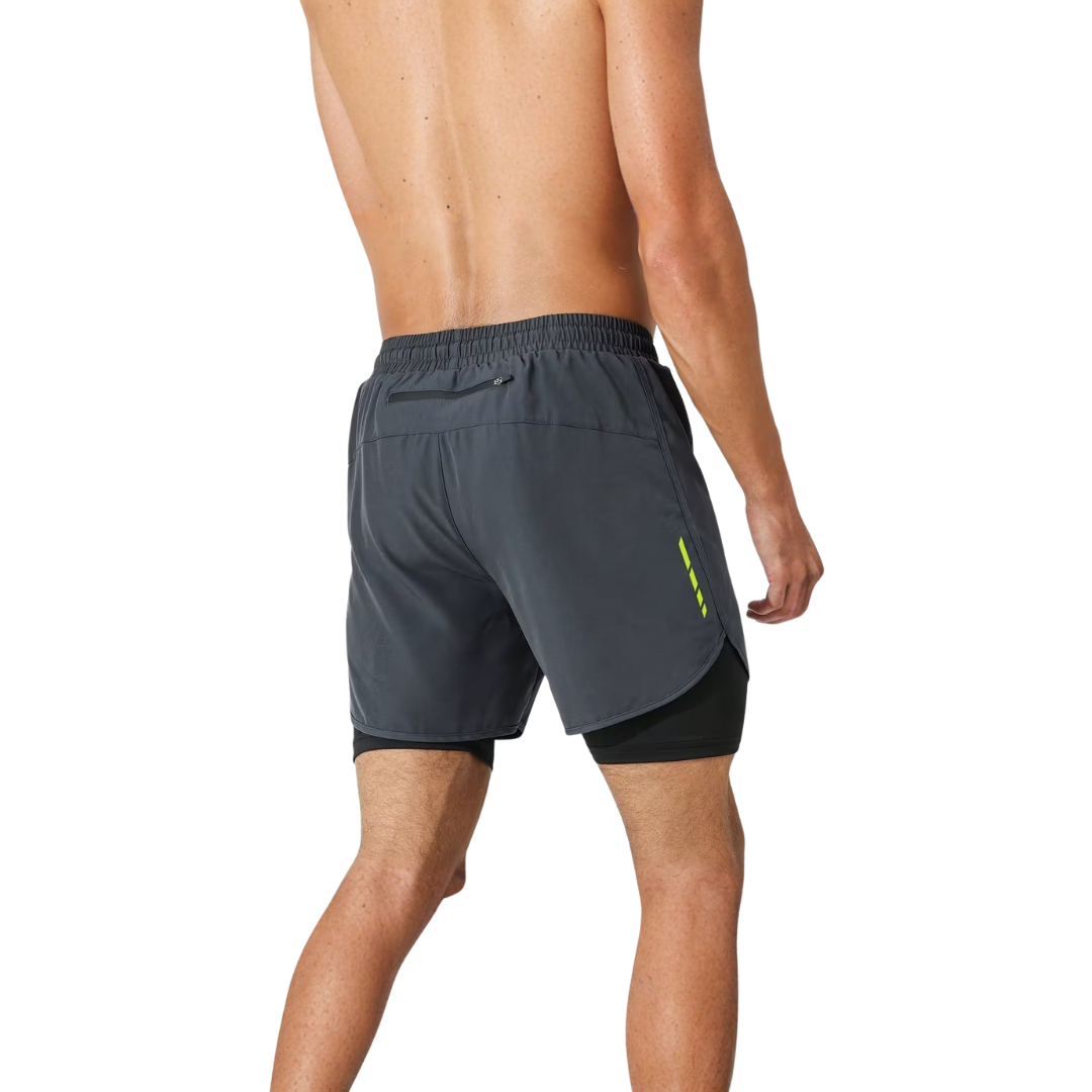 Heren Korte Sport Broek – Binnenbroek - Telefoonzak