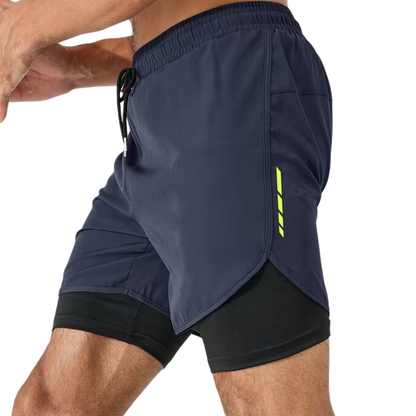 Heren Korte Sport Broek – Binnenbroek - Telefoonzak