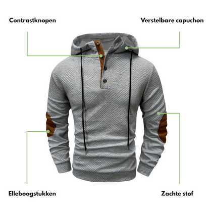 Outdoor Heren Hoodie – Comfort Stretch