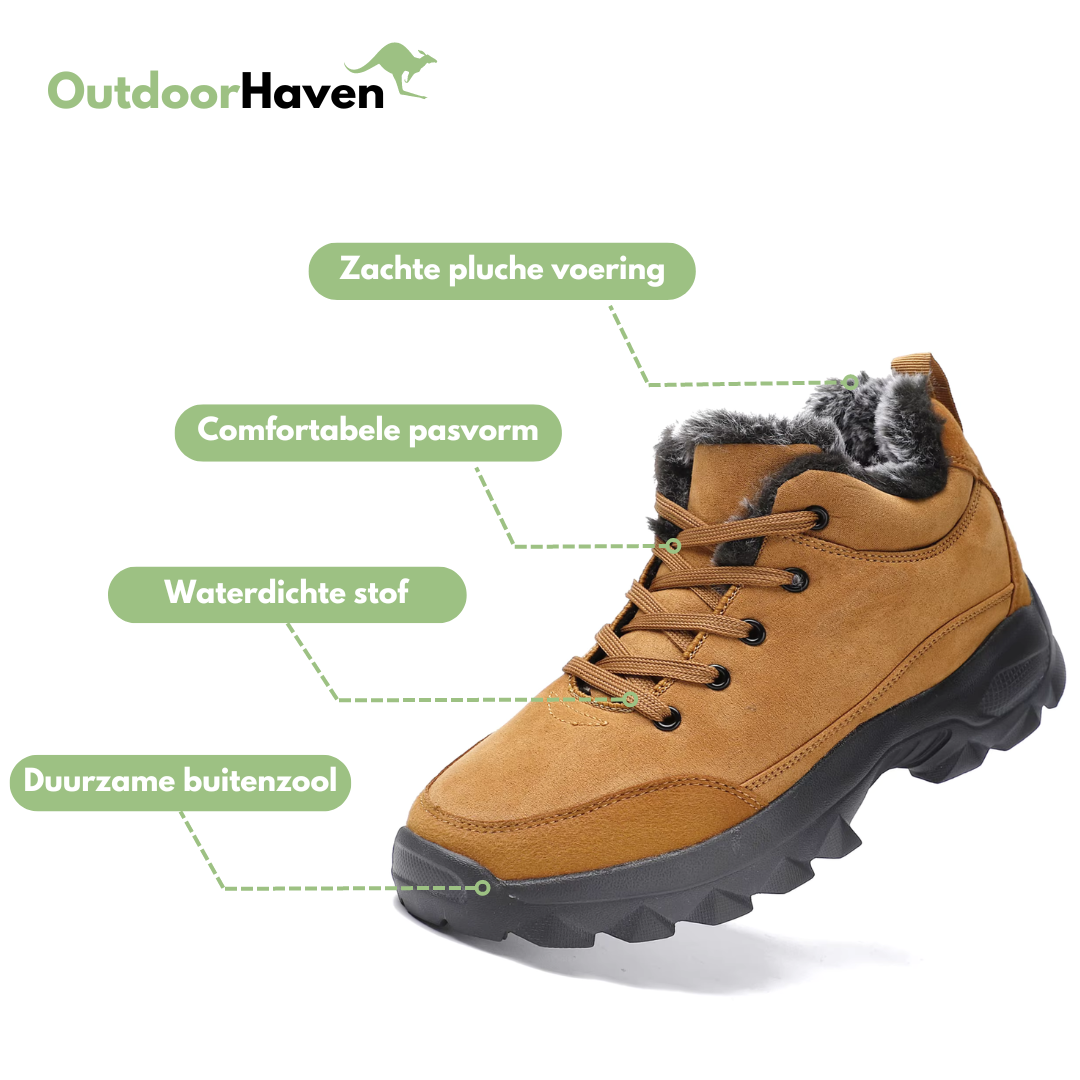 Gevoerde Waterdichte Wandelschoenen  - Heren