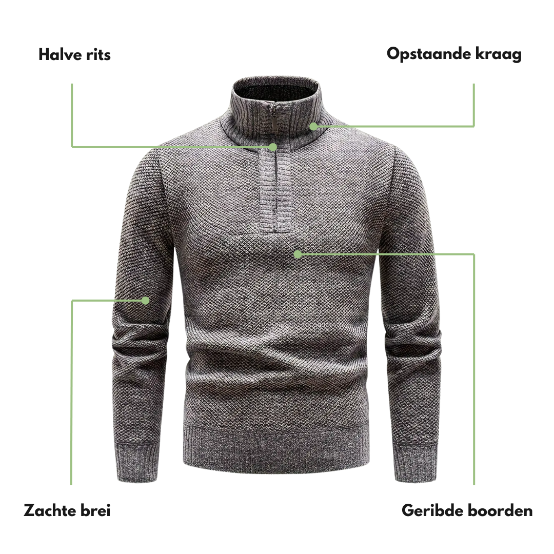 Gebreide Thermo Heren Trui – Fleecevoering
