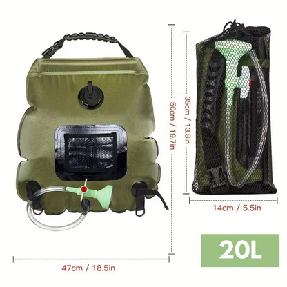 Camping Douche - 20L - Verwarmd - OutdoorHavenNL