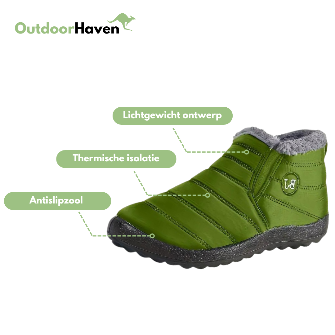 Gevoerde Dames Sneeuwschoenen - Laag Ontwerp - Winter
