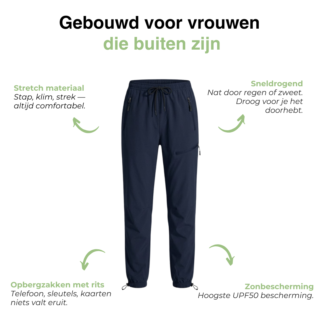 Wandelbroek Dames - Outdoor - Voorjaar