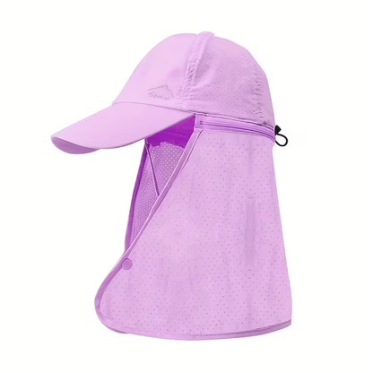 Visserspet met Nekflap - UV Zonbescherming - Sneldrogend