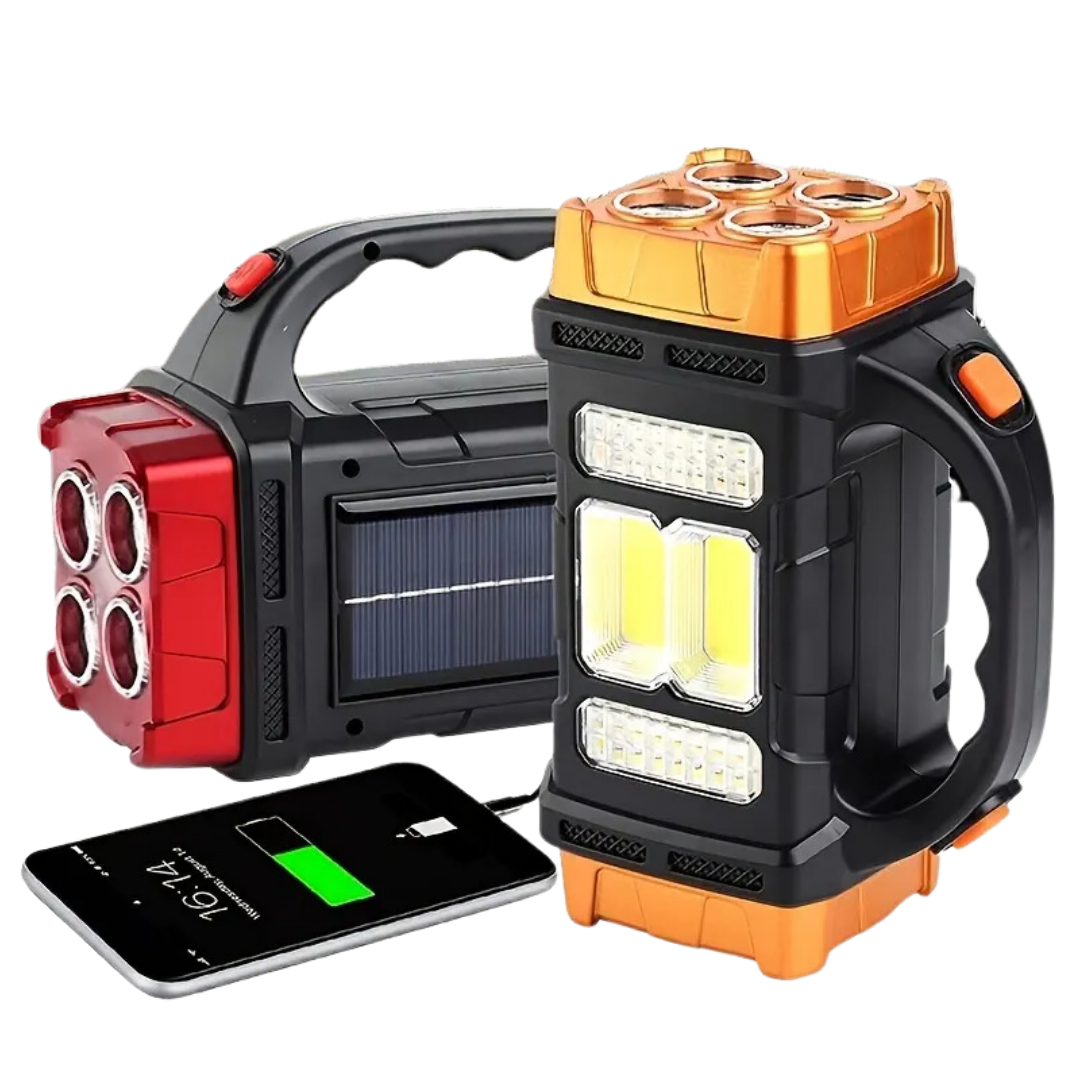 4-in-1 Nood Zaklamp - Powerbank - OutdoorHavenNL