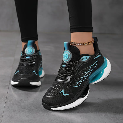 Dames hardloopschoenen | Lichtgewicht sneakers met schokdemping