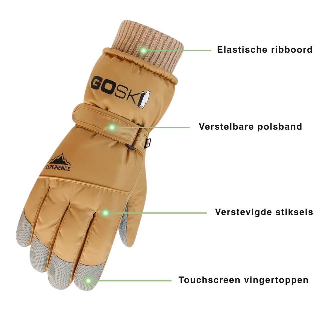 Unisex Skihandschoenen – -20°C Fleece-voering - Touchscreen