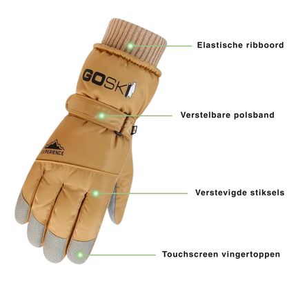 Unisex Skihandschoenen – -20°C Fleece-voering - Touchscreen