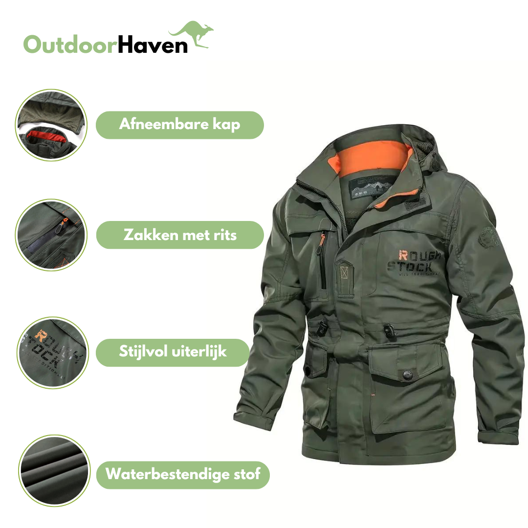 Heren Outdoor Jas - Winddicht - Waterdicht