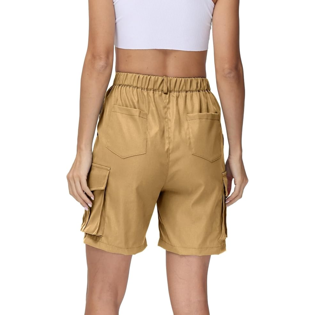 Dames Wandelshort - Multi-Pocket Cargo - Sneldrogend