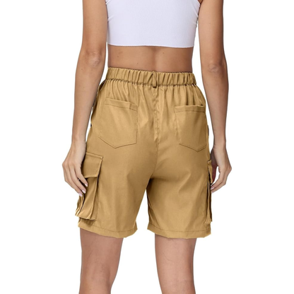Dames Wandelshort - Multi-Pocket Cargo - Sneldrogend