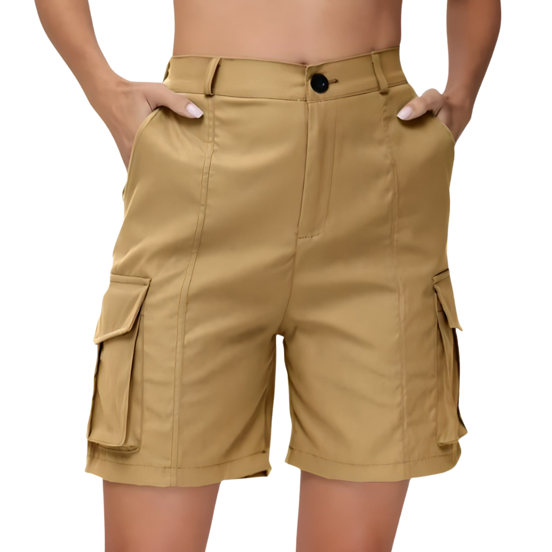 Dames Wandelshort - Multi-Pocket Cargo - Sneldrogend