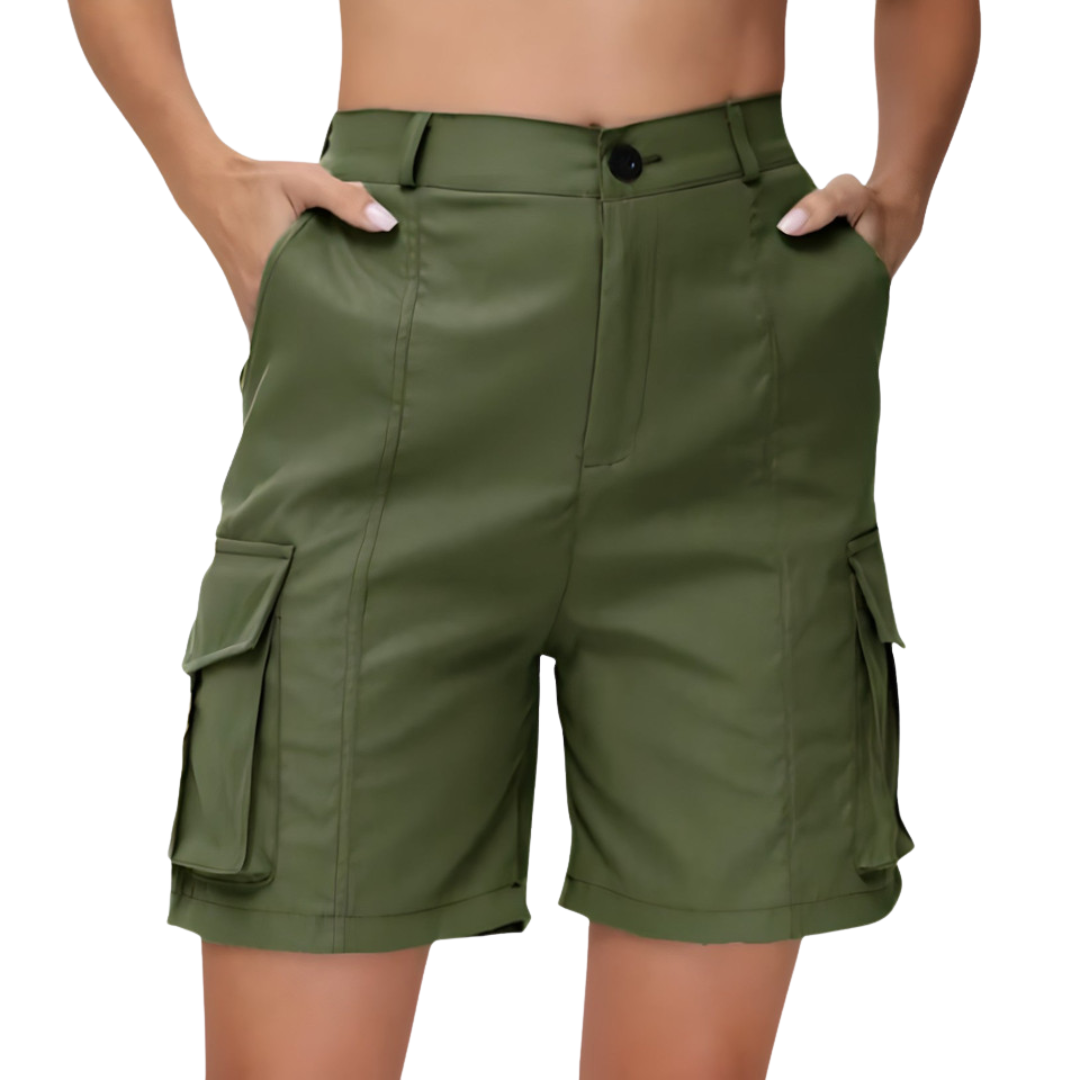 Dames Wandelshort - Multi-Pocket Cargo - Sneldrogend