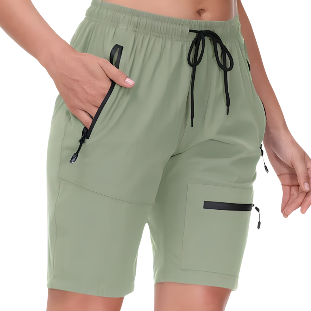 Dames Wandelshort - Waterafstotend - Sneldrogend Ritszakken