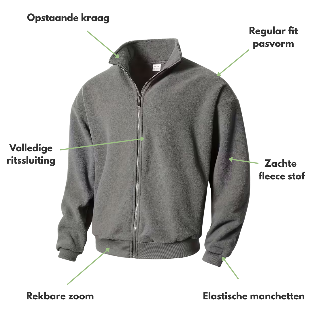 Heren Vest – Winter/Herfst – Opstaande Kraag