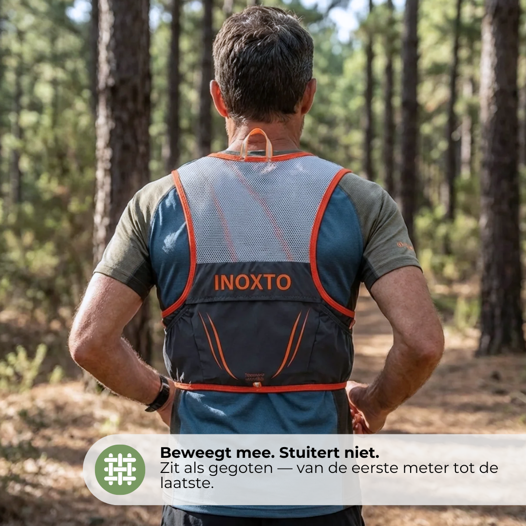 Trailrunvest - Inclusief 2 Soft Flasks - Hardlopen