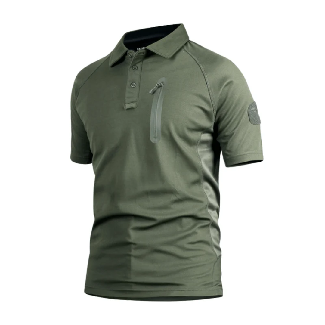 Heren Performance Polo – Ademend - Borstzak