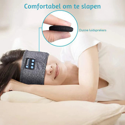 Draadloze Bluetooth Slaapmasker Hoofdband met Ingebouwde Koptelefoon
