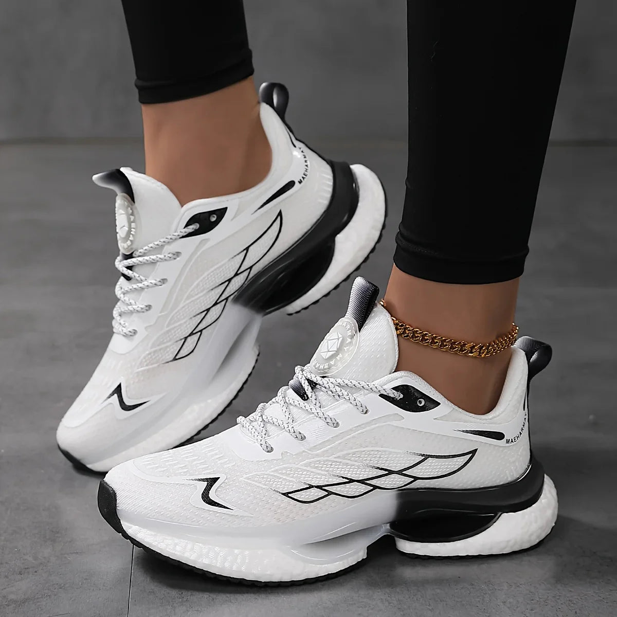 Dames hardloopschoenen | Lichtgewicht sneakers met schokdemping