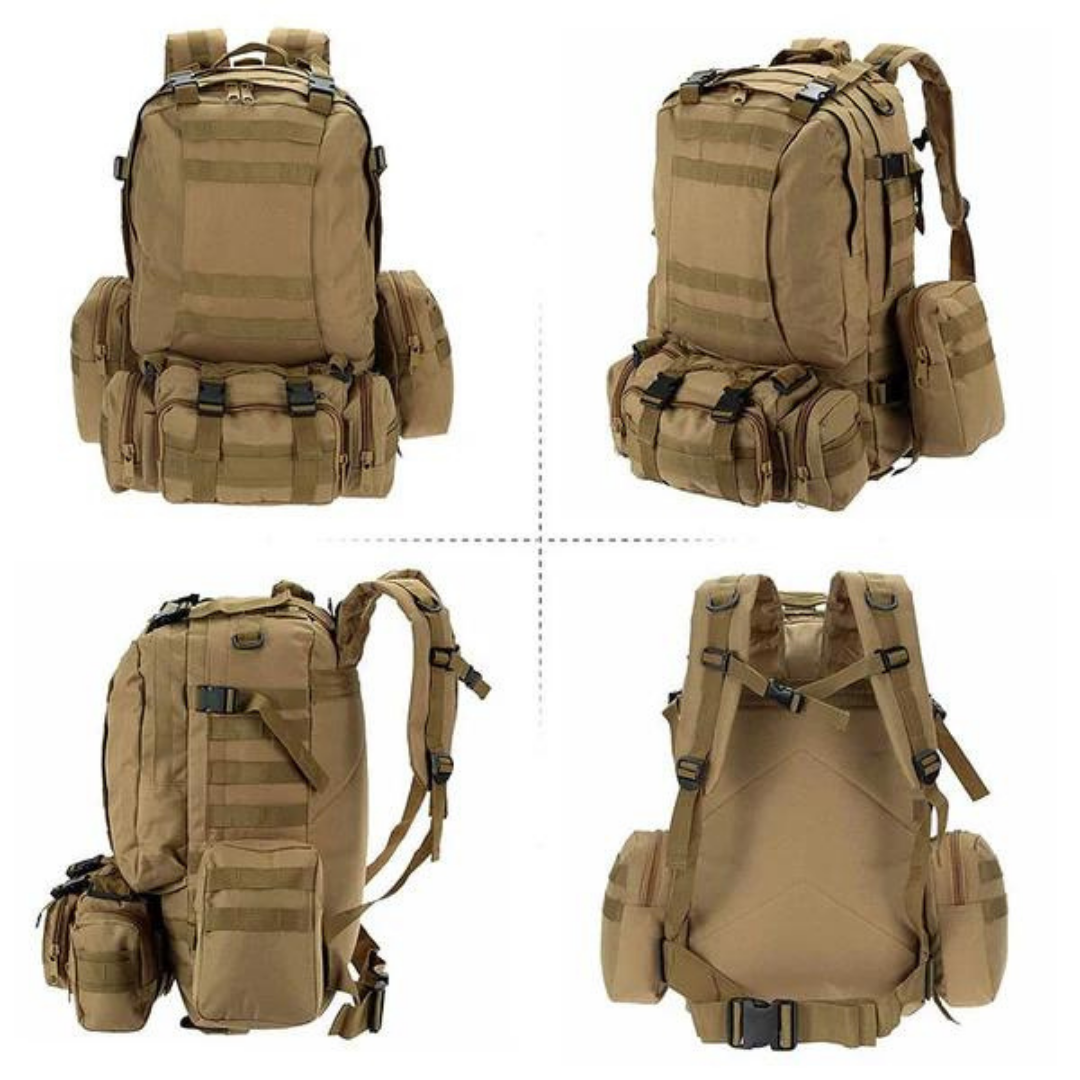 50L Backpack - Army Style - OutdoorHavenNL