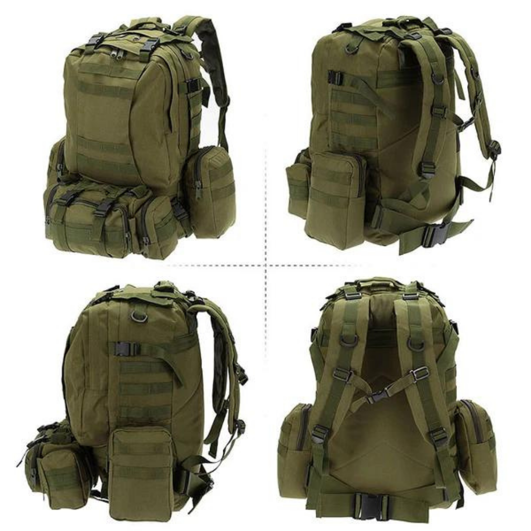 50L Backpack - Army Style - OutdoorHavenNL