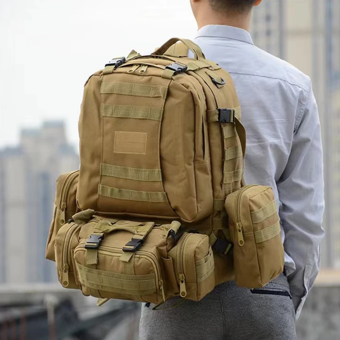 50L Backpack - Army Style - OutdoorHavenNL