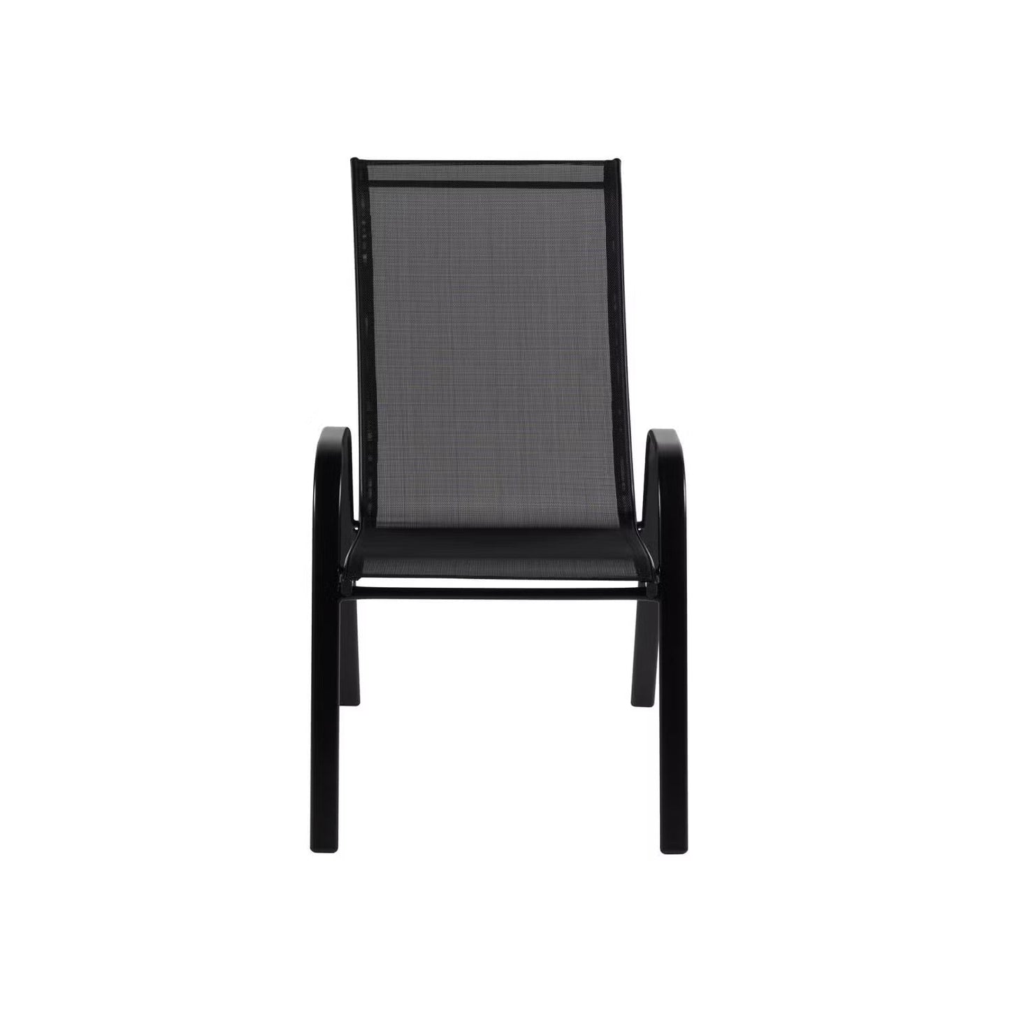 Kara Dining Set, Seating for 6 with Glass Top Table & Black Chairs