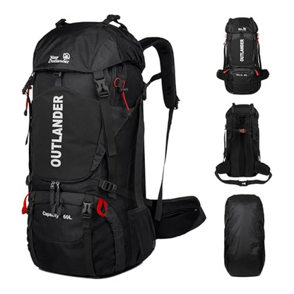 OutdoorHaven Backpack 60L - Rugzak - Waterdicht