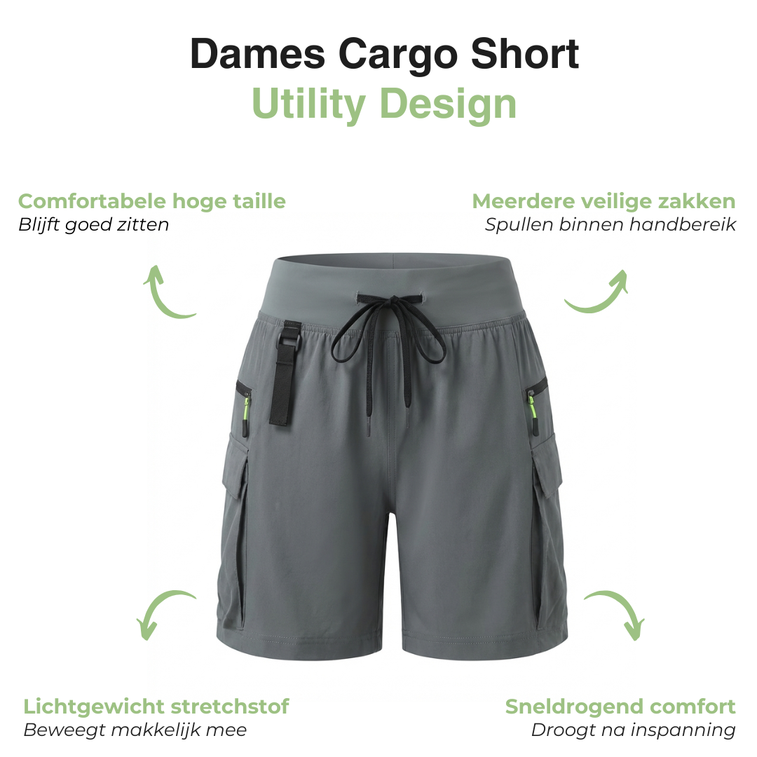 Dames Outdoor Cargo Shorts – Meerdere Zakken – Korte Broek