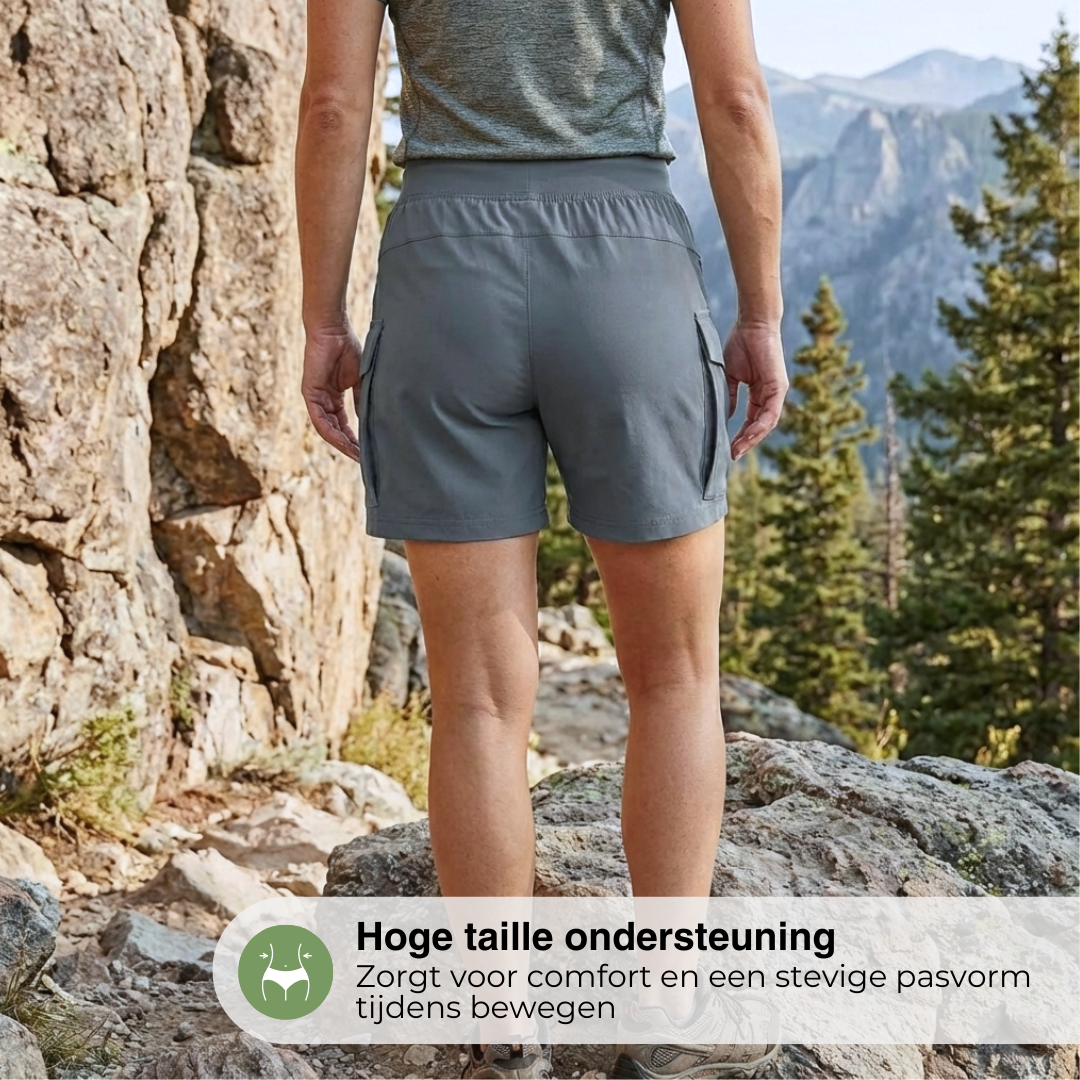 Dames Outdoor Cargo Shorts – Meerdere Zakken – Korte Broek