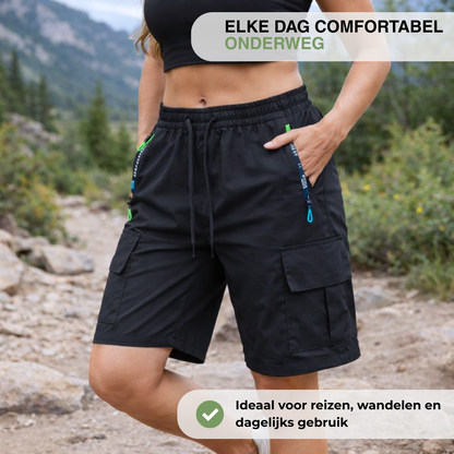 Dames Zomer Shorts – Korte Broek – Ritszakken