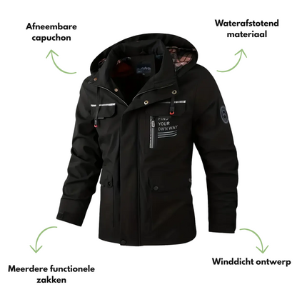 Heren Voorjaar Outdoor Jack – Winddicht & Waterdicht