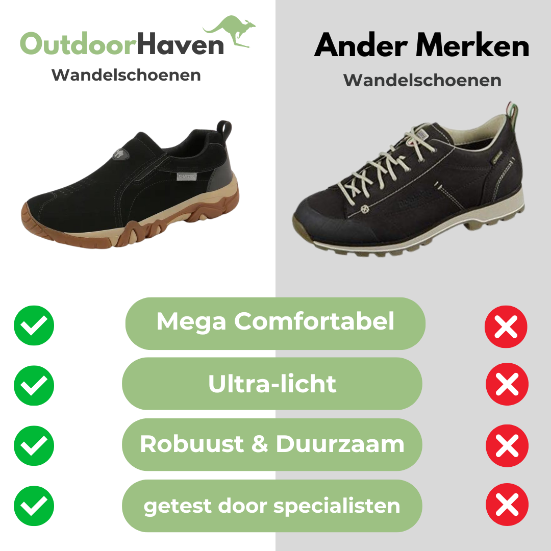 OutdoorHaven - Instappers - Ergonomisch - OutdoorHavenNL