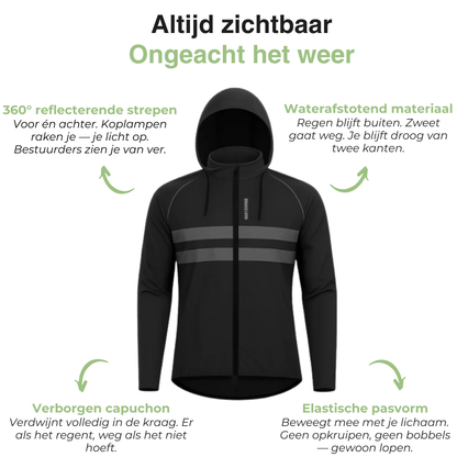 Windjack - Waterdicht Reflecterende Windbreaker