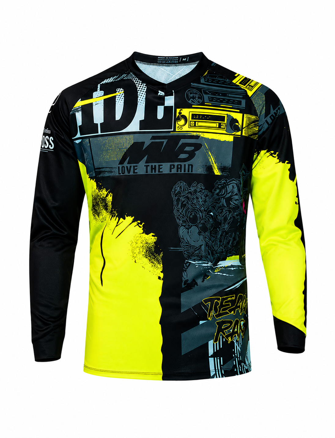 MTB Downhill Jersey Lange Mouw - Ademend Mesh Mountainbike Shirt - Racing