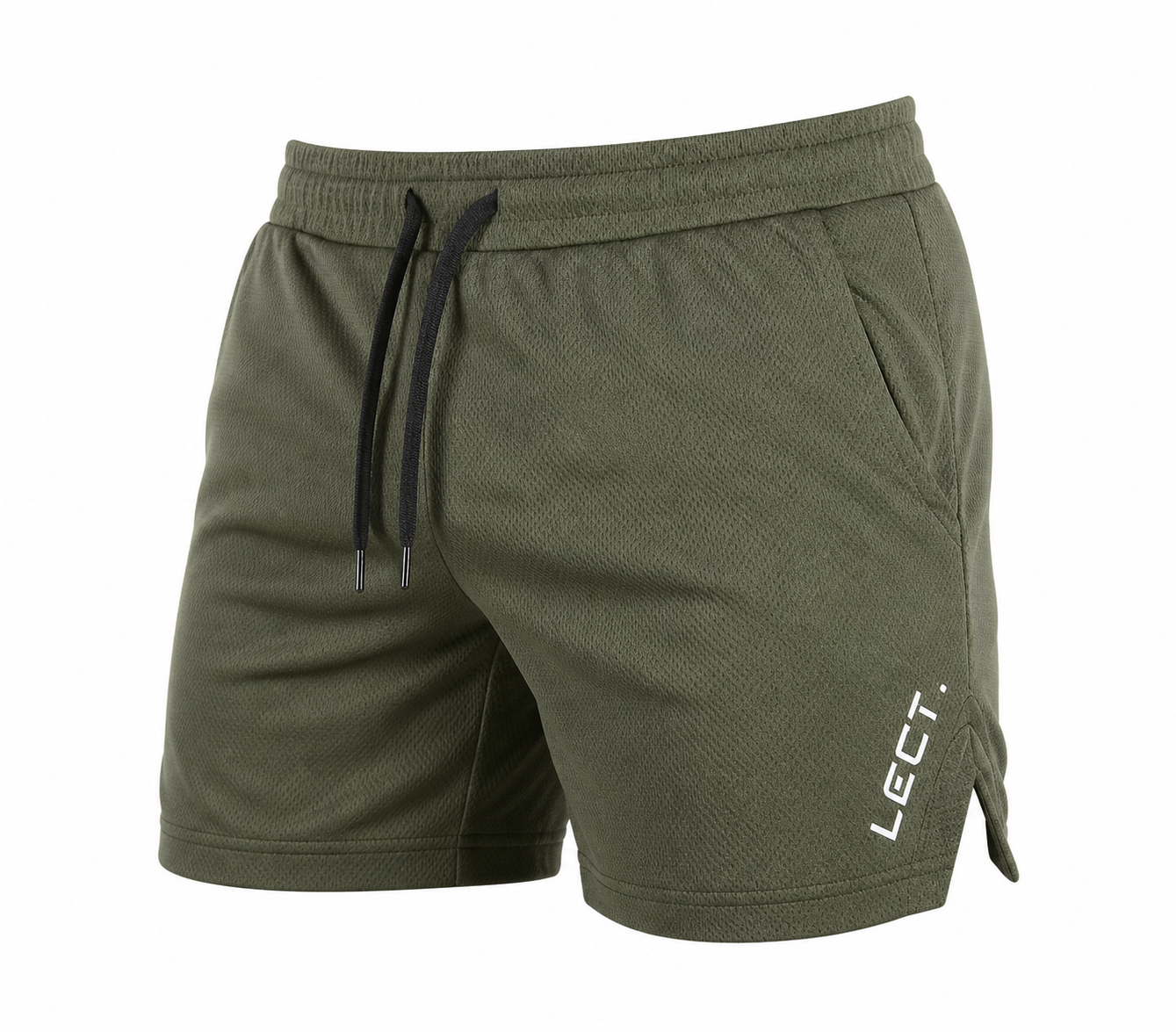 Heren Gymshorts Sneldrogend - Slim Fit Stretch Trainingsshorts - Ademend