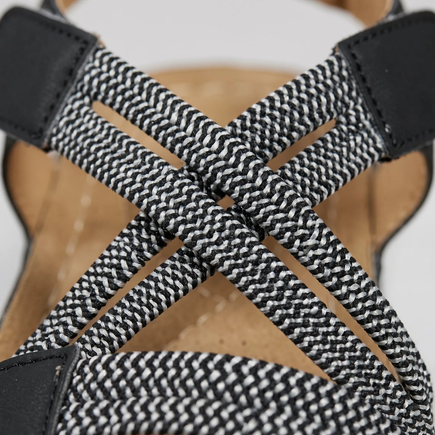 Dames sandalen | Comfortsandalen met gevlochten banden
