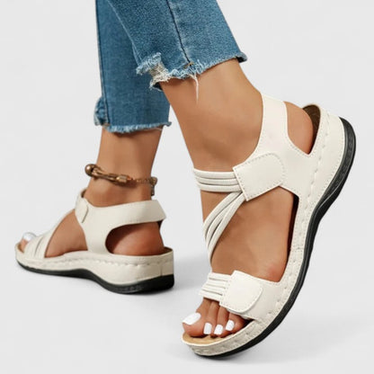 Dames sandalen | Comfortsandalen met gevlochten banden