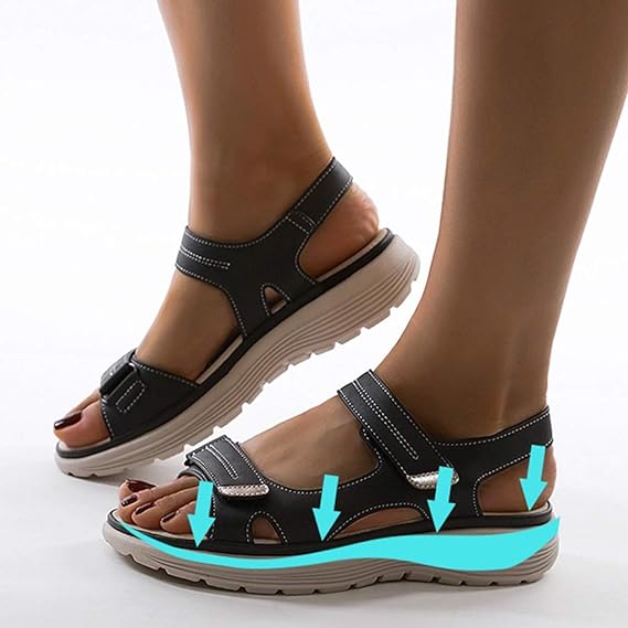 Dames sandalen | Comfortsandalen met verstelbare banden