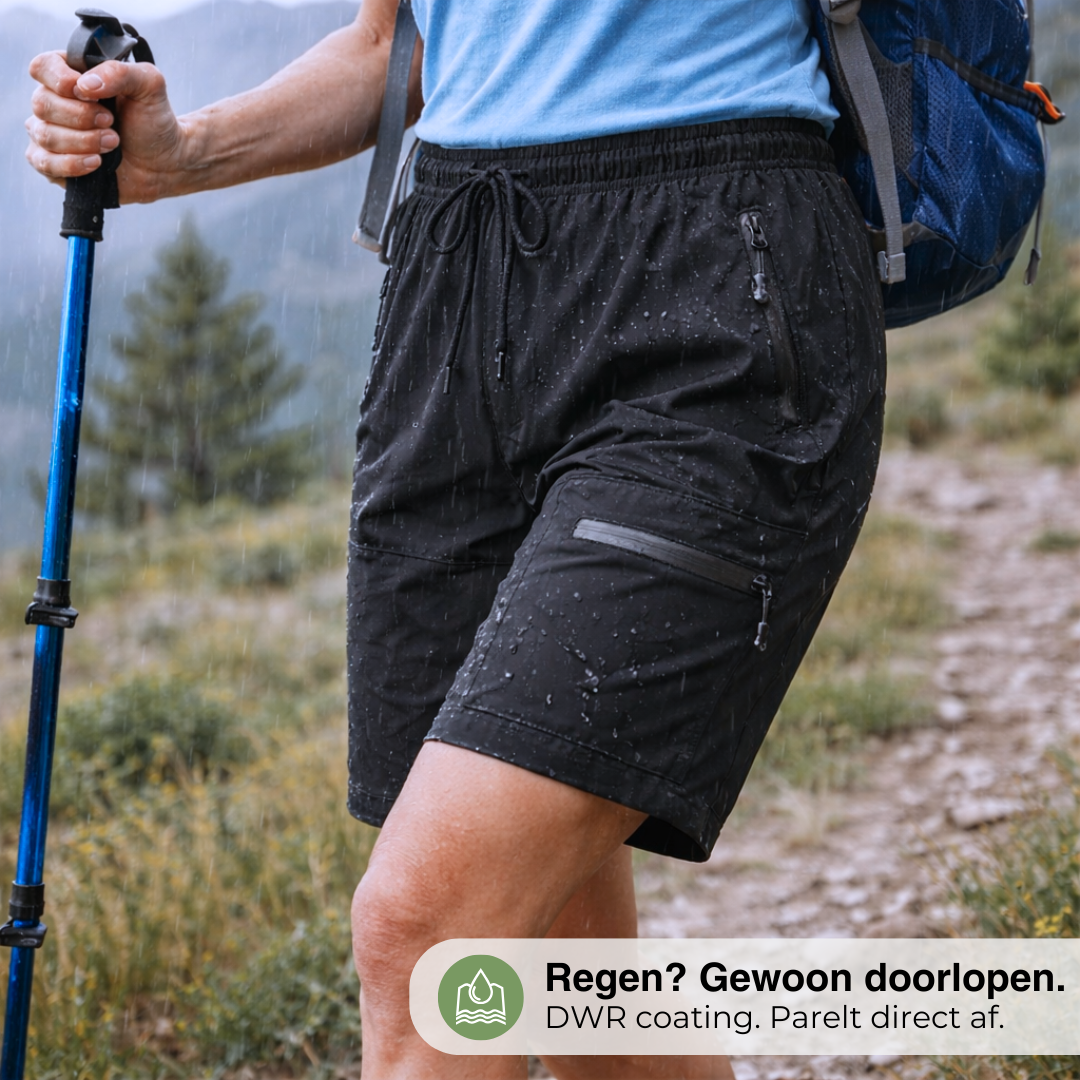 Dames Wandelshort - Waterafstotend - Sneldrogend Ritszakken