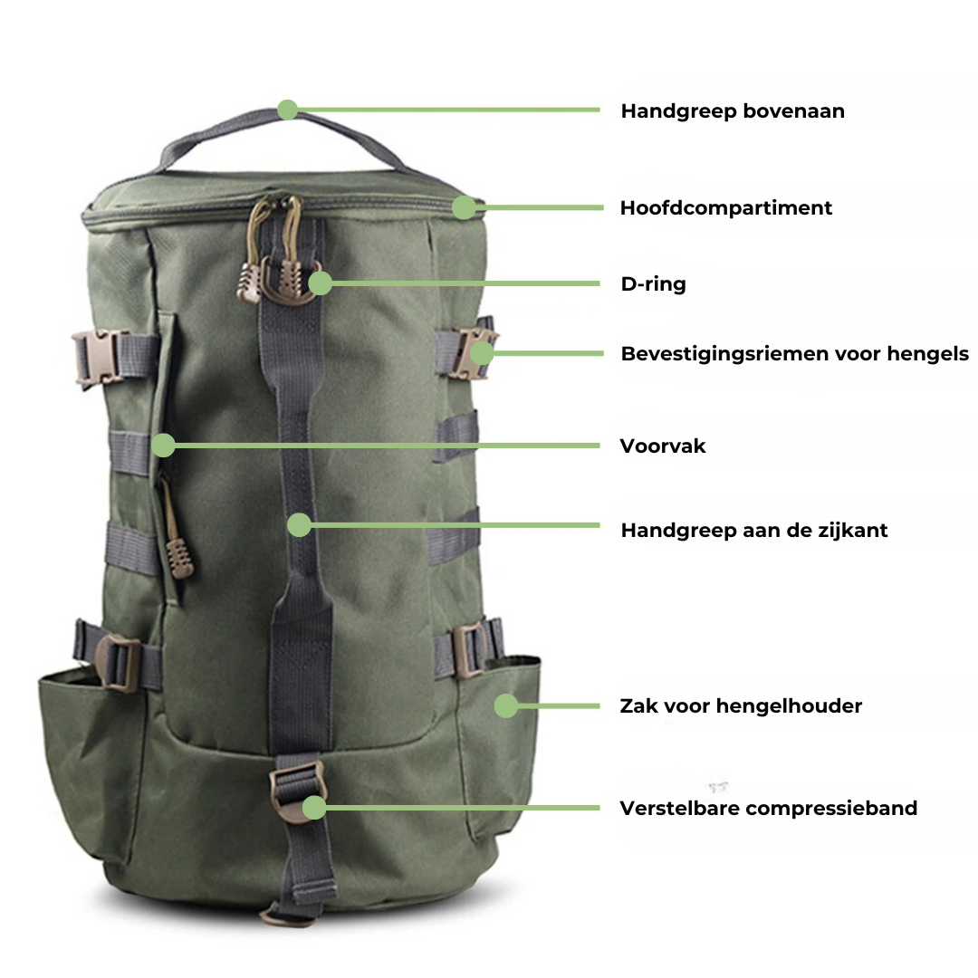 Rugtassen - Vissen - Hengelhouders - OutdoorHavenNL