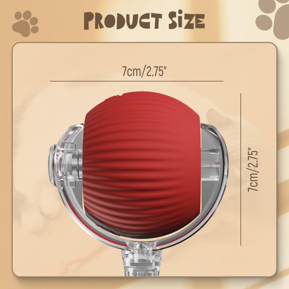Smart interactive pet toy for cats and dogs with touch activation and durable design