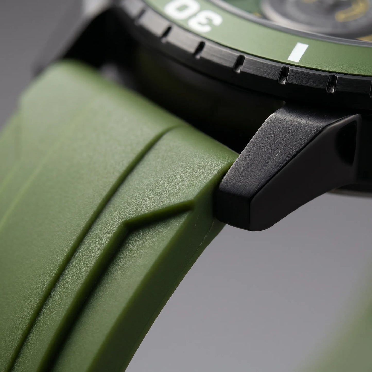 Horloge heren | Chronograaf met siliconen band en datumfunctie