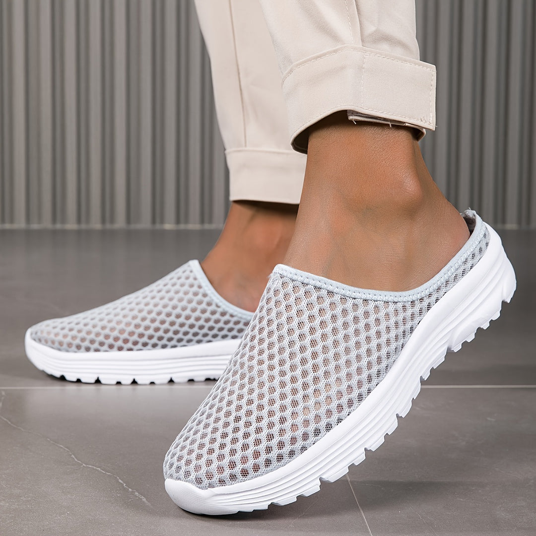 Instappers heren | Lichtgewicht pantoffels met ademend mesh
